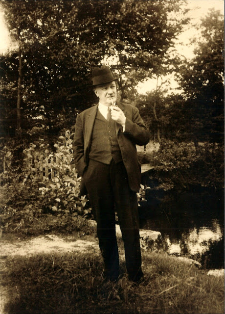 Henri Bachelin en 1939 à l’étang de la Chaumaille