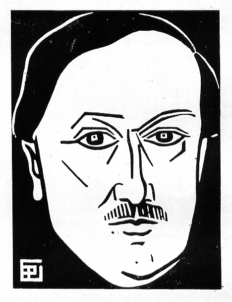 Henri Bachelin, gravure de Saliez