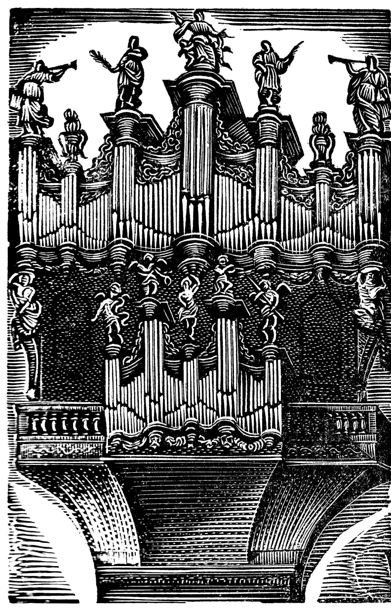 Frontispice des Grandes Orgues par D. Galanis